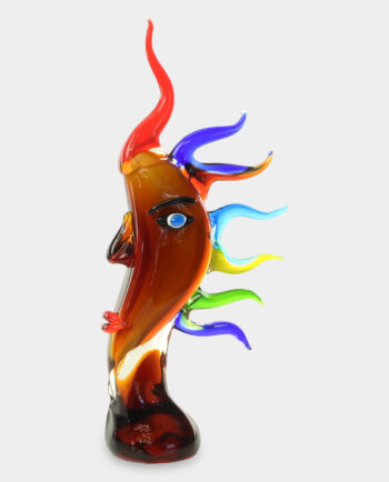 Glass Figure Murano Style Sun God