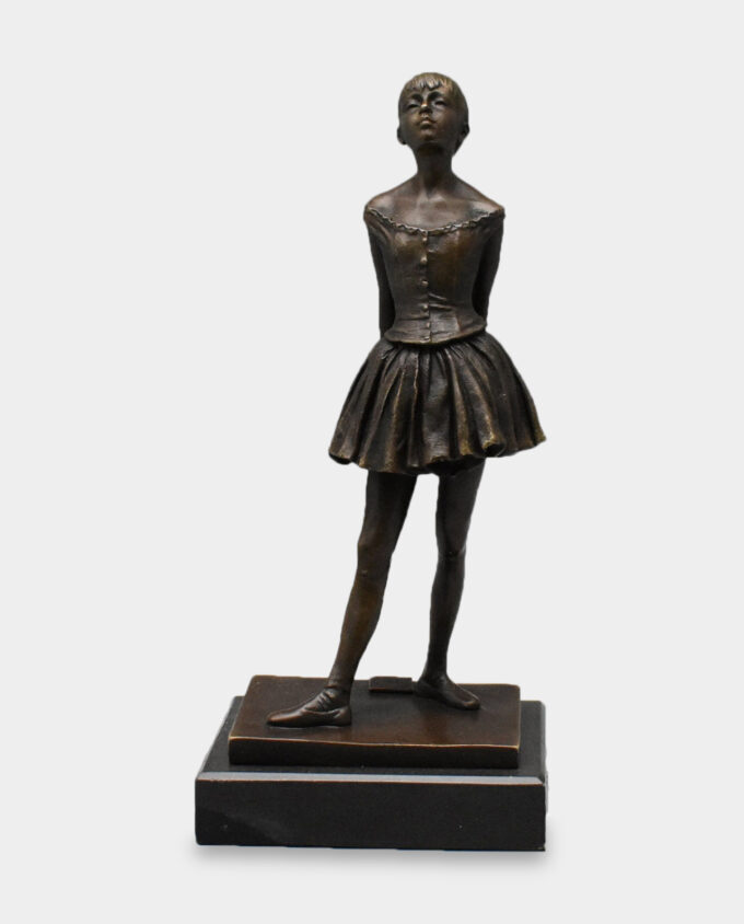 Mała Czternastoletnia Tancerka Rzeźba z Brązu