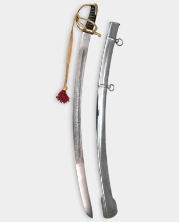 Cavalry Saber Radziwillowka with Scabbard Engraved God Honor Fatherland
