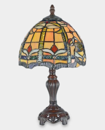 Stained Glass Lamp Tiffany Style Night Dragonfly