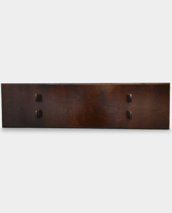 Universal Wooden Wall Hanger for Displaying Saber with Scabbard Brown