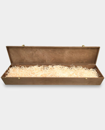 Wooden Box for a Saber or a Sword with a Filling Ready Made Gift Box