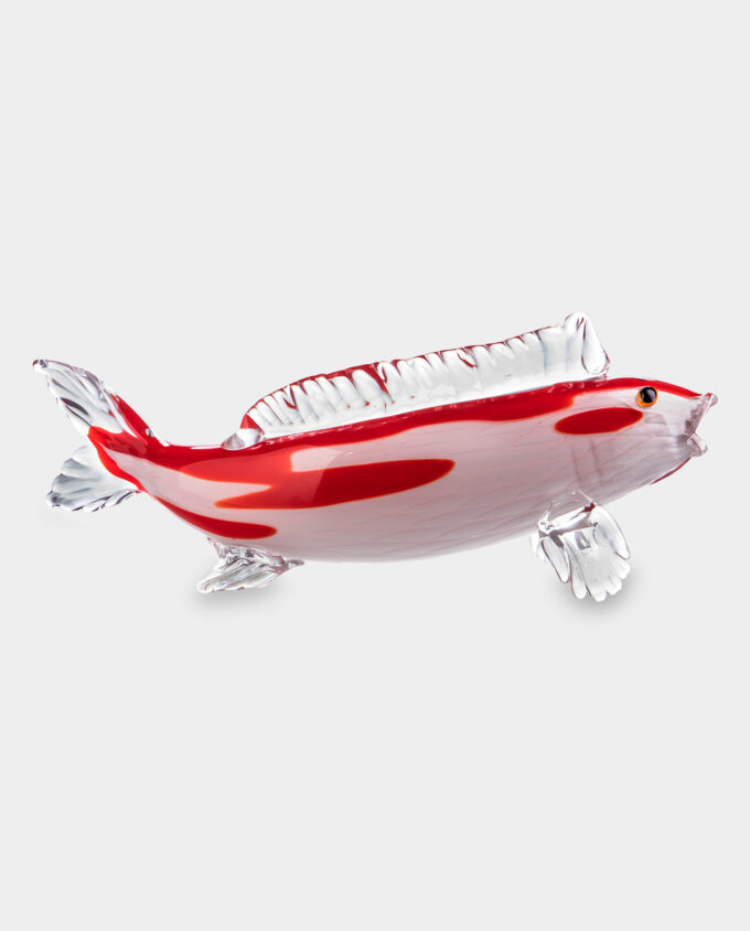 Glass Figurine Murano Style Koi Fish