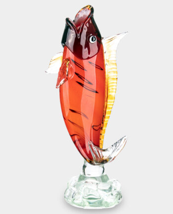 Glass Figurine Murano Style Pike