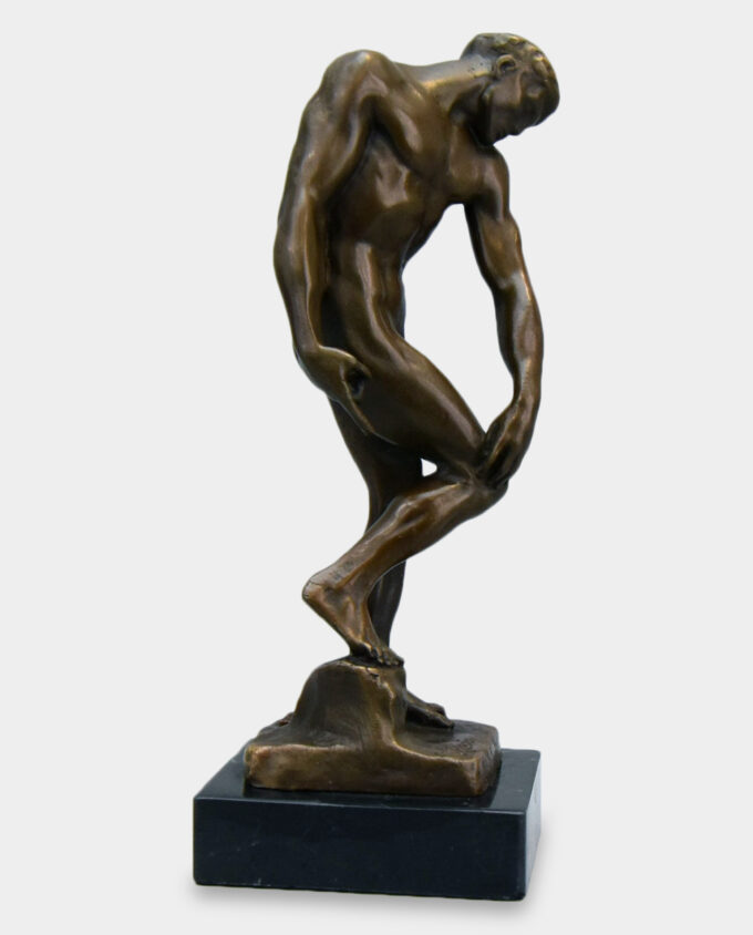 Adam by Auguste Rodin Bronze Sculpture