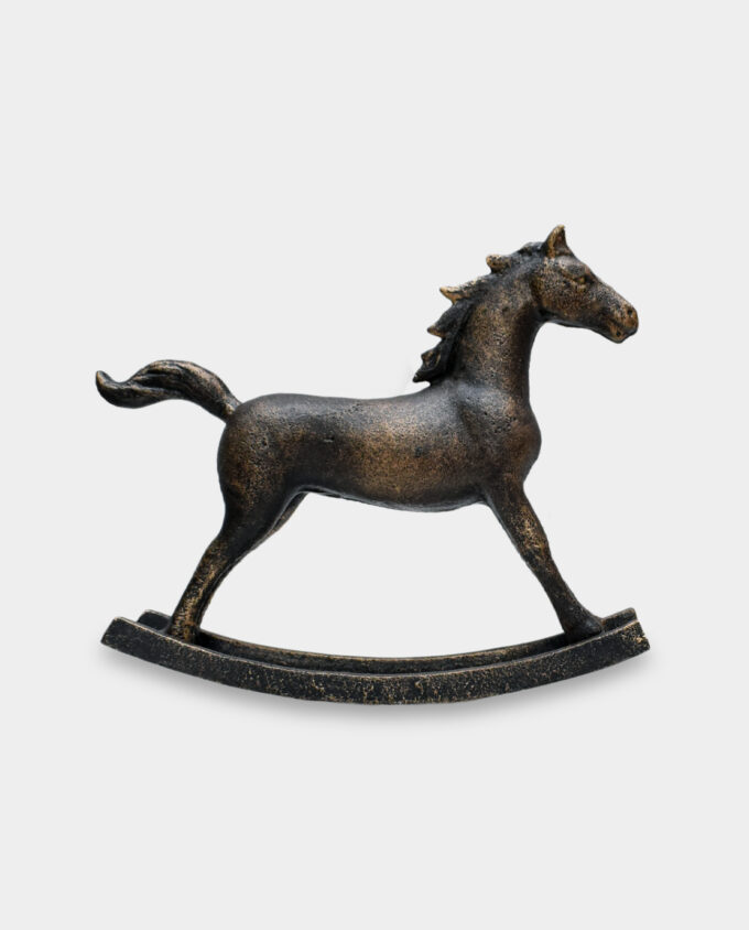 Rocking Horse Cast Iron Figurine