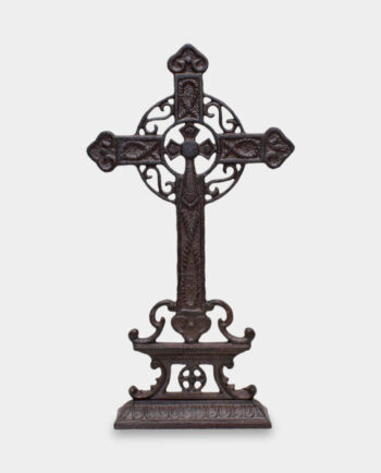 Cast Iron Cross for Shrine Altar or Graveyard