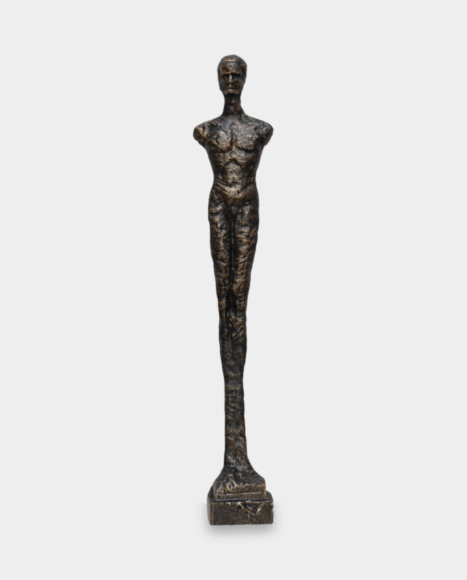 Abstract Male Cast Iron Figure
