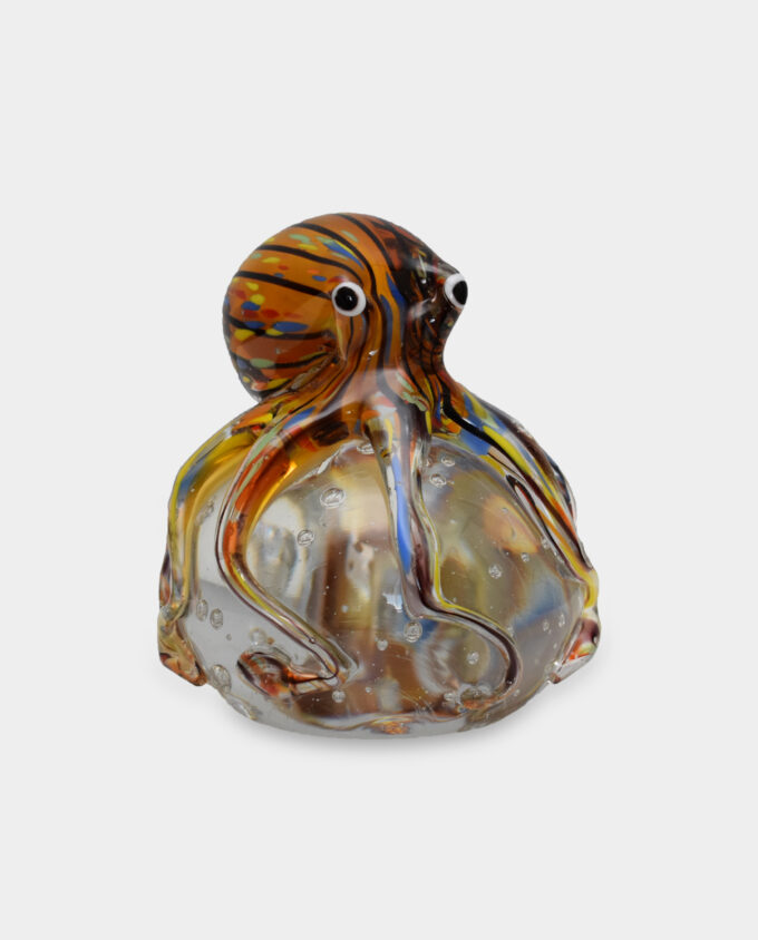 Glass Figure Murano Style Octopus