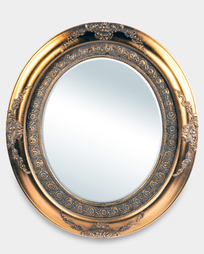 Palace Mirror Large Oval Gold Frame