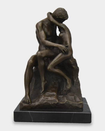The Kiss acc. Auguste Rodin Bronze Sculpture Big