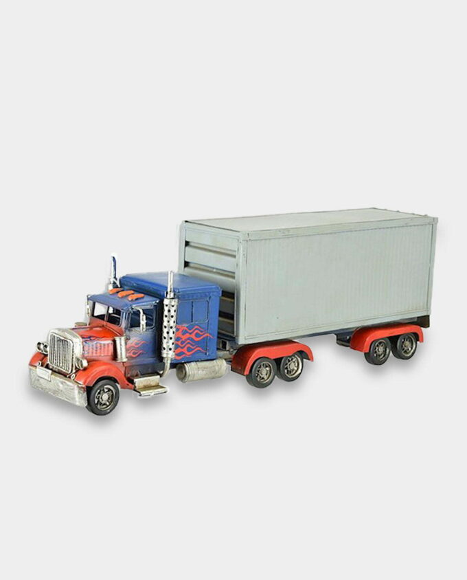 Truck With Semitrailer Metal Model