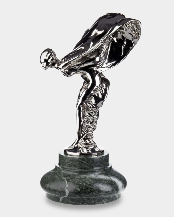 Spirit of Ecstasy Silver Bronze Sculpture