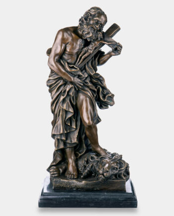 Saint Jerome with the Lion Bronze Sculpture