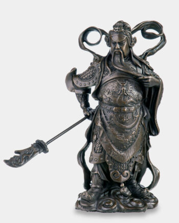 Legendary Chinese Warrior Bronze Sculpture