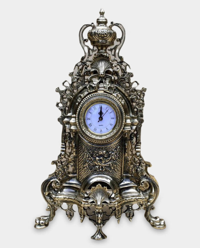 Big Brass Standing Clock Baroque