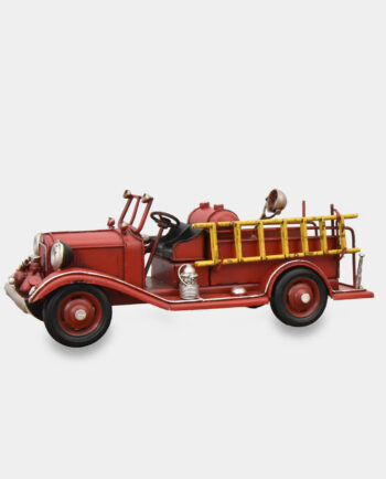 Fire Department Red Truck Metal Model