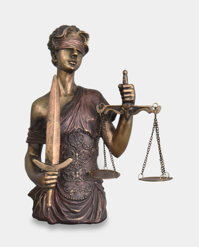 Lady Justice Bust Statue Themis Gift for Judge