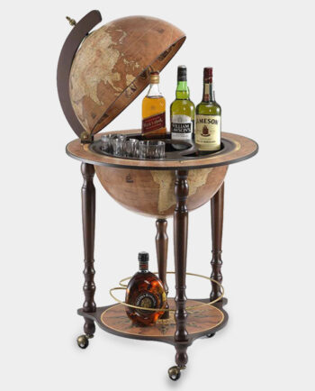 Bar Globe Drinks Cabinet Zoffoli Da Vinci Rust