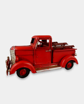 Czerwony Samochód Pickup Model Metalowy