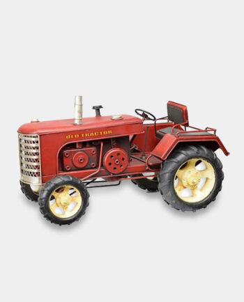 Czerwony Traktor Model Metalowy